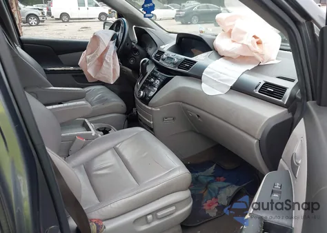 2012 Honda Odyssey Exl из США, поврежденный, VIN 5FNRL5H61CB105589